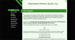 Desktop Screenshot of heartlandwriters.org