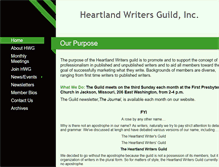 Tablet Screenshot of heartlandwriters.org